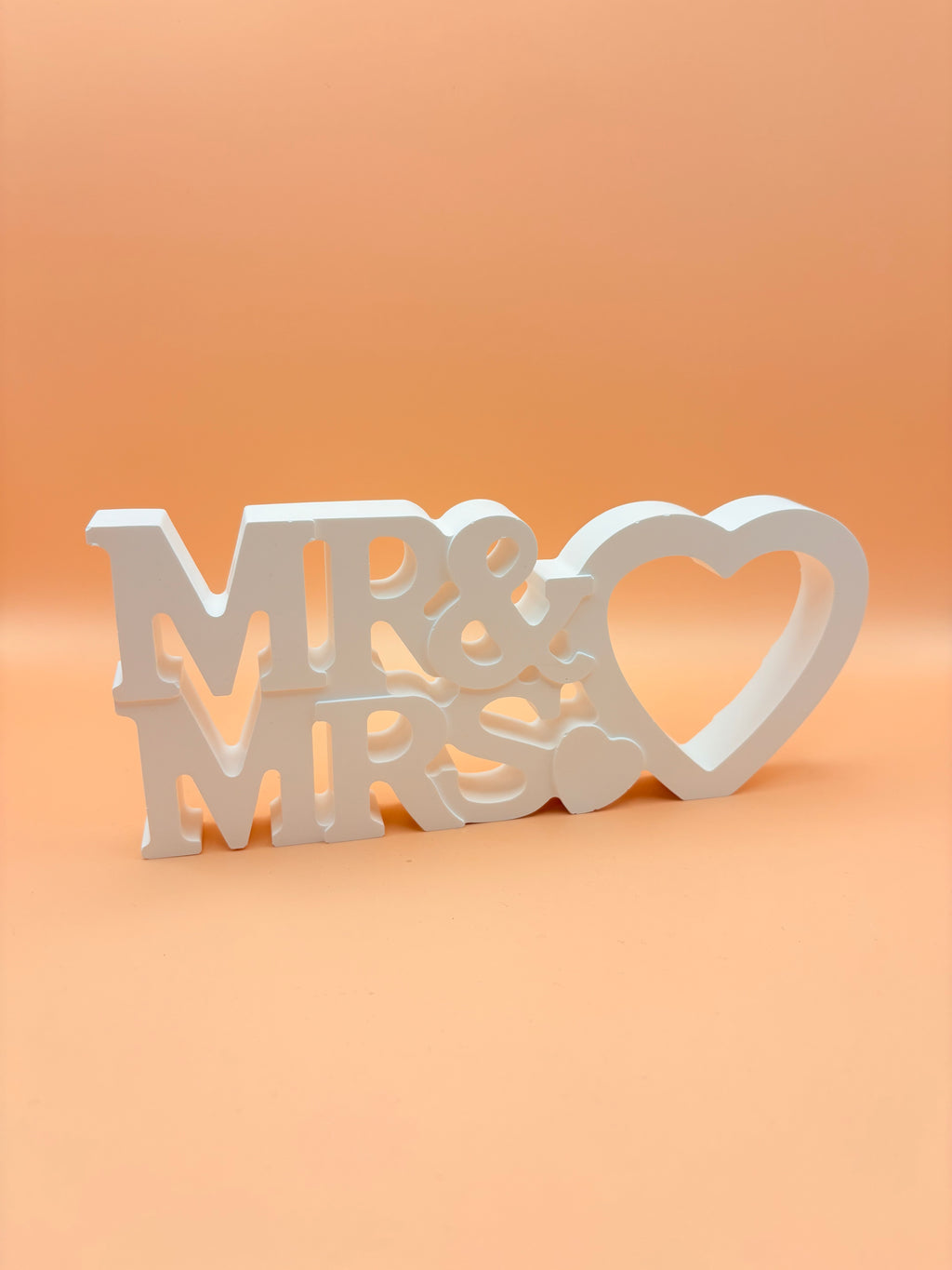 MR&MRS - Hochzeitsdeko als Tischschmuck